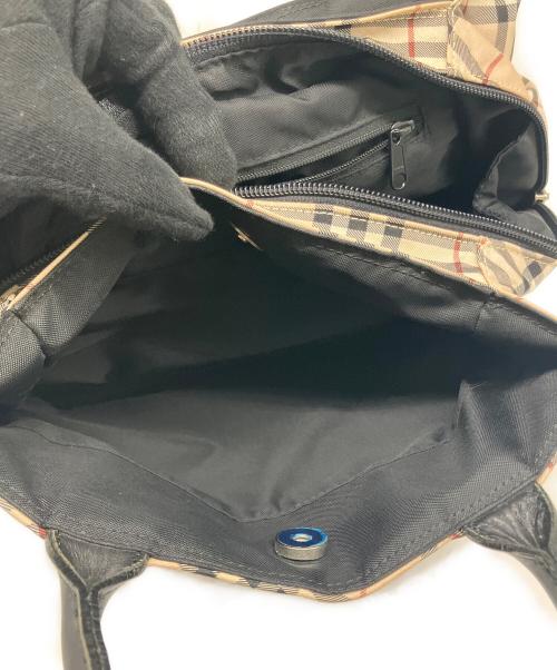BURBERRY BLUE LABEL（バーバリー ブルー レーベル）BURBERRY BLUE LABEL (バーバリー ブルー レーベル) ハンドバッグ ベージュの古着・服飾アイテム