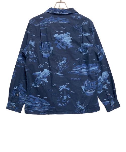 POLO RALPH LAUREN（ポロ・ラルフローレン）POLO RALPH LAUREN (ポロ・ラルフローレン) 長袖シャツ ブルー サイズ:SIZE Mの古着・服飾アイテム
