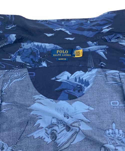 POLO RALPH LAUREN（ポロ・ラルフローレン）POLO RALPH LAUREN (ポロ・ラルフローレン) 長袖シャツ ブルー サイズ:SIZE Mの古着・服飾アイテム