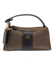 MCM（エムシーエム）の古着「ハンドバッグ」｜ブラウン