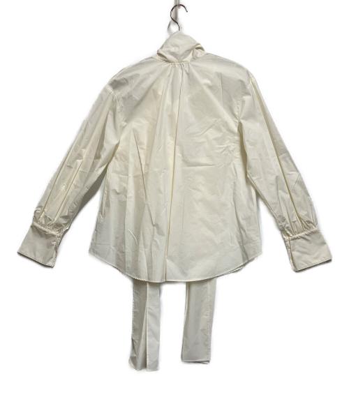 FRAY ID（フレイ アイディー）FRAY ID (フレイ アイディー) 長袖ブラウス ホワイト サイズ:SIZE ONEの古着・服飾アイテム