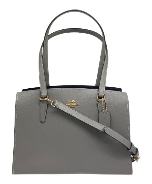 COACH（コーチ）COACH (コーチ) 2WAYショルダーバッグ グレーの古着・服飾アイテム