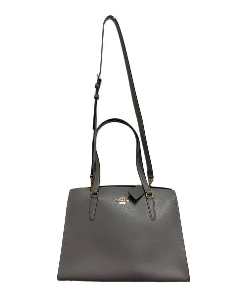 COACH（コーチ）COACH (コーチ) 2WAYショルダーバッグ グレーの古着・服飾アイテム