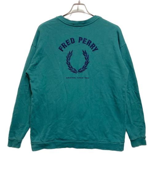 FRED PERRY（フレッドペリー）FRED PERRY (フレッドペリー) スウェット グリーン サイズ:SIZE Mの古着・服飾アイテム