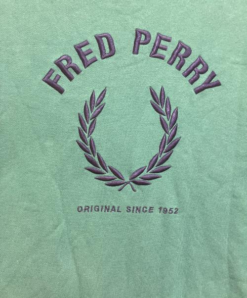 FRED PERRY（フレッドペリー）FRED PERRY (フレッドペリー) スウェット グリーン サイズ:SIZE Mの古着・服飾アイテム