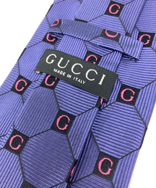 GUCCI（グッチ）GUCCI (グッチ) ネクタイ パープル サイズ:表記なしの古着・服飾アイテム
