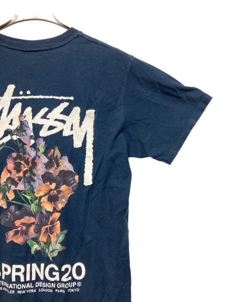 stussy（ステューシー）stussy (ステューシー) 半袖カットソー ネイビー サイズ:SIZE Mの古着・服飾アイテム