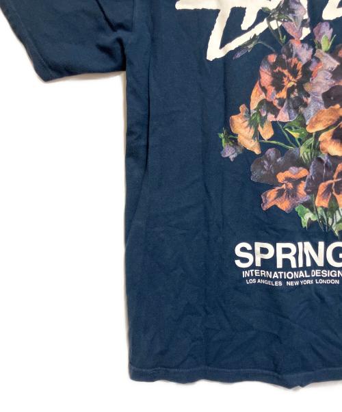 stussy（ステューシー）stussy (ステューシー) 半袖カットソー ネイビー サイズ:SIZE Mの古着・服飾アイテム
