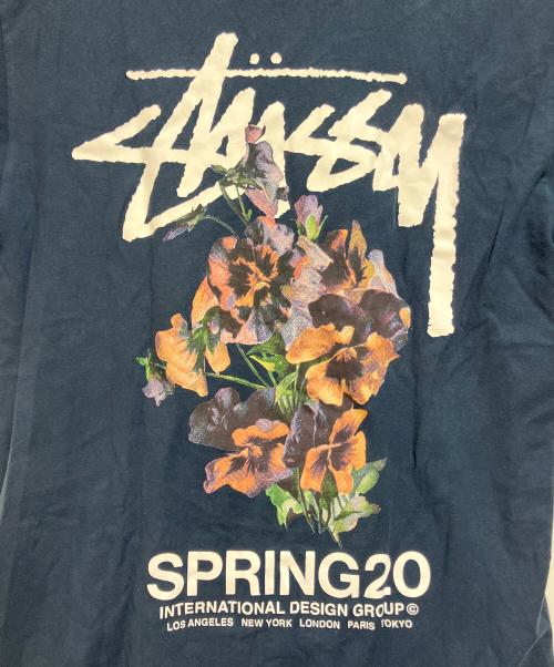 stussy（ステューシー）stussy (ステューシー) 半袖カットソー ネイビー サイズ:SIZE Mの古着・服飾アイテム