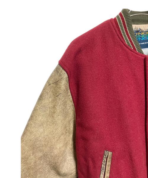 O'NEILL（オニール）O'NEILL (オニール) 中綿ジャケット レッド×ベージュ サイズ:SIZE Mの古着・服飾アイテム