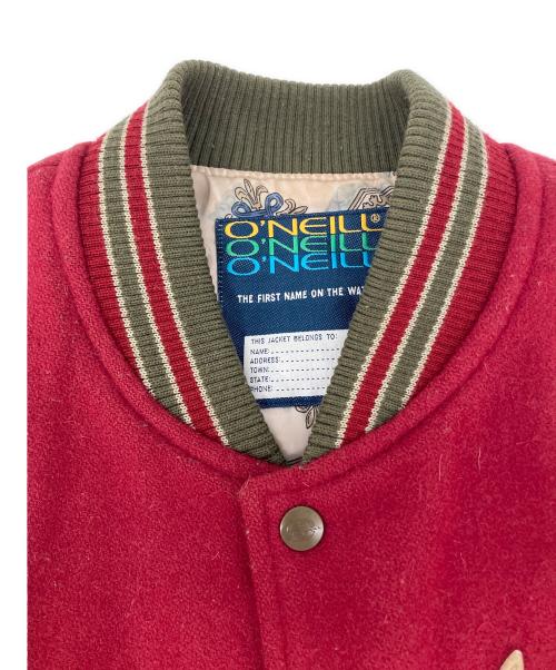 O'NEILL（オニール）O'NEILL (オニール) 中綿ジャケット レッド×ベージュ サイズ:SIZE Mの古着・服飾アイテム