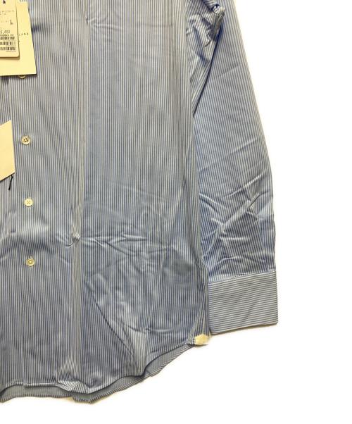 TOMORROW LAND（トゥモローランド）TOMORROW LAND (トゥモローランド) 長袖シャツ ブルー×ホワイト サイズ:SIZE L 未使用品の古着・服飾アイテム