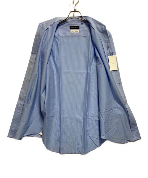 TOMORROW LAND（トゥモローランド）TOMORROW LAND (トゥモローランド) 長袖シャツ ブルー×ホワイト サイズ:SIZE L 未使用品の古着・服飾アイテム
