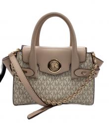 MICHAEL KORS（マイケルコース）の古着「ショルダーバッグ」｜ピンク×ベージュ