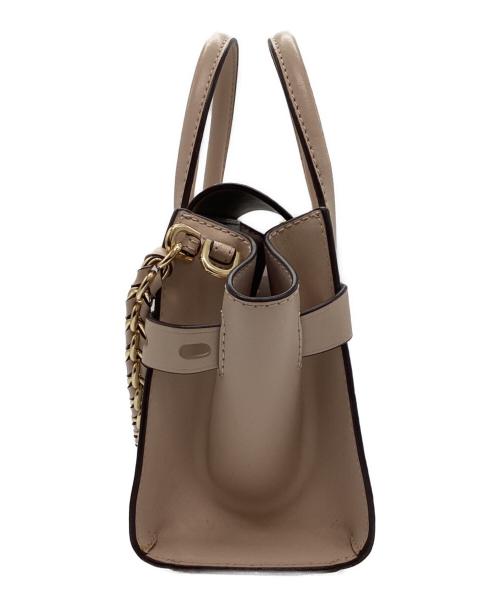 MICHAEL KORS（マイケルコース）MICHAEL KORS (マイケルコース) ショルダーバッグ ピンク×ベージュの古着・服飾アイテム