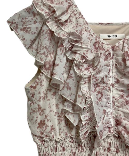 Snidel（スナイデル）Snidel (スナイデル) ノースリーブ・キャミソールワンピース ベージュ サイズ:SIZE 2の古着・服飾アイテム