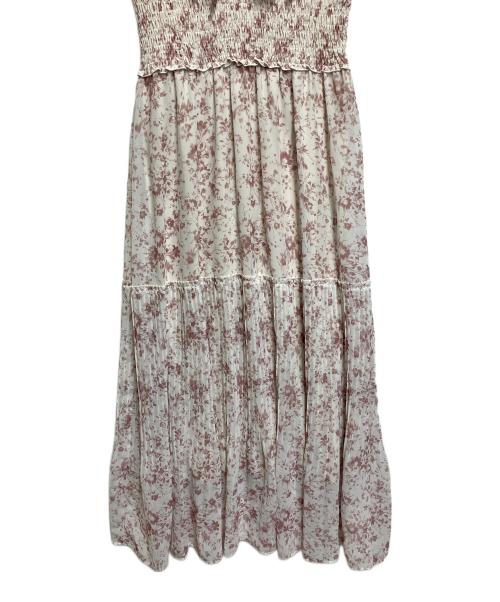 Snidel（スナイデル）Snidel (スナイデル) ノースリーブ・キャミソールワンピース ベージュ サイズ:SIZE 2の古着・服飾アイテム