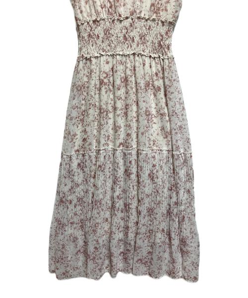Snidel（スナイデル）Snidel (スナイデル) ノースリーブ・キャミソールワンピース ベージュ サイズ:SIZE 2の古着・服飾アイテム
