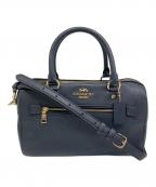 COACHコーチ）の古着「2WAYバッグ」｜ネイビー