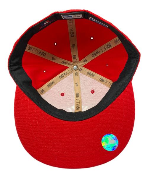 New Era（ニューエラ）New Era (ニューエラ) キャップ レッド×ベージュの古着・服飾アイテム