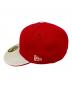 New Era (ニューエラ) キャップ レッド×ベージュ：3000円