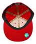 中古・古着 New Era (ニューエラ) キャップ レッド×ベージュ：3000円