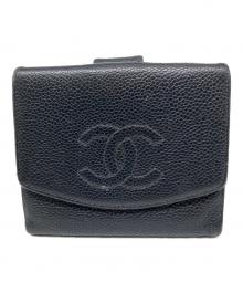 CHANEL（シャネル）の古着「キャビアスキン」｜ブラック