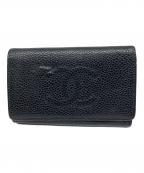 CHANELシャネル）の古着「キャビアスキン」｜ブラック