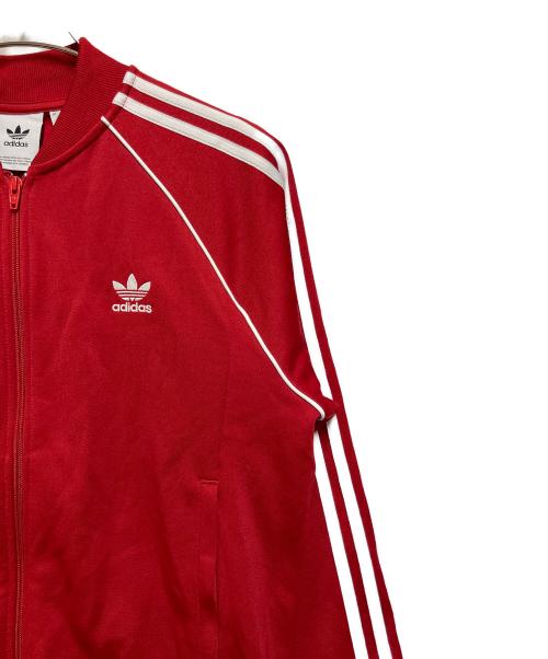 adidas（アディダス）adidas (アディダス) トラックジャケット レッド×ホワイト サイズ:SIZE 0の古着・服飾アイテム