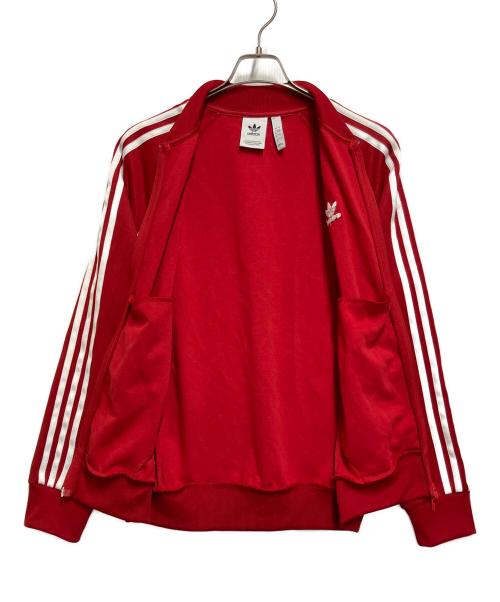 adidas（アディダス）adidas (アディダス) トラックジャケット レッド×ホワイト サイズ:SIZE 0の古着・服飾アイテム