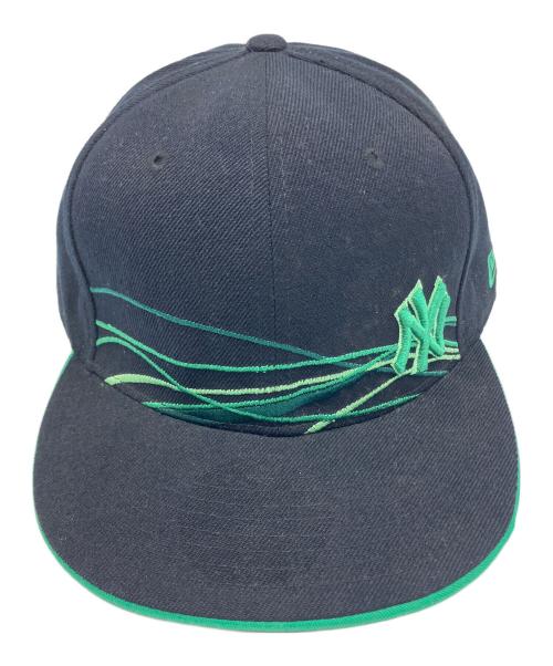 New Era（ニューエラ）New Era (ニューエラ) キャップ ブラック×グリーンの古着・服飾アイテム