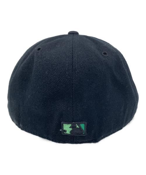New Era（ニューエラ）New Era (ニューエラ) キャップ ブラック×グリーンの古着・服飾アイテム