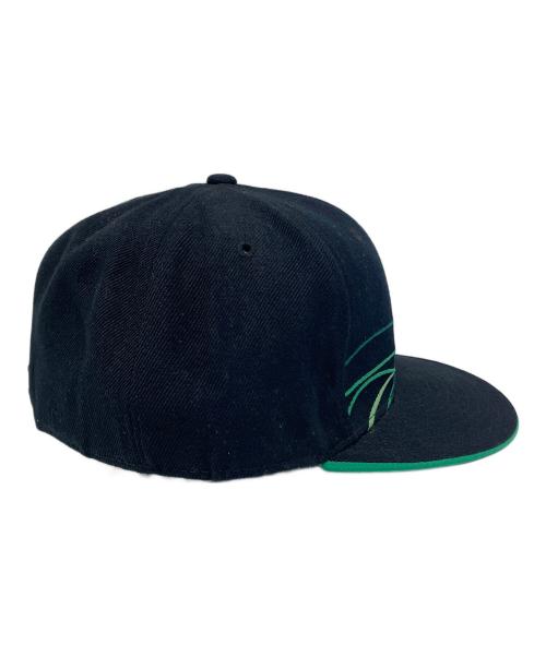 New Era（ニューエラ）New Era (ニューエラ) キャップ ブラック×グリーンの古着・服飾アイテム