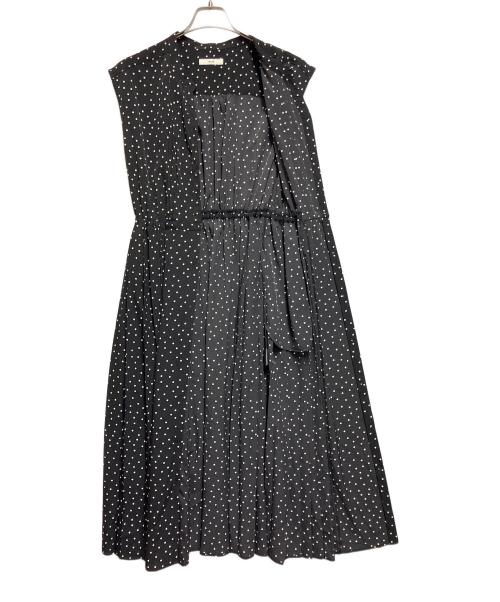 SHIPS（シップス）SHIPS (シップス) ノースリーブワンピース ブラック サイズ:ＳＩＺＥ　Ｓの古着・服飾アイテム