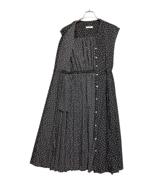 SHIPS（シップス）SHIPS (シップス) ノースリーブワンピース ブラック サイズ:ＳＩＺＥ　Ｓの古着・服飾アイテム