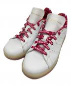 adidas×marimekkoアディダス×マリメッコ）の古着「ローカットスニーカー」｜ホワイト×ピンク