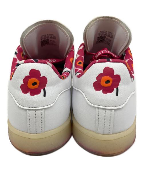 adidas（アディダス）adidas (アディダス) marimekko (マリメッコ) ローカットスニーカー ホワイト×ピンク サイズ:SIZE 23cmの古着・服飾アイテム
