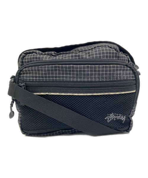 stussy（ステューシー）stussy (ステューシー) ショルダーバッグ ブラックの古着・服飾アイテム