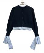 Bibiy.ビビィ）の古着「カーディガン」｜ネイビー