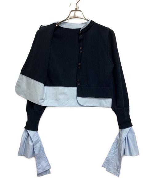 Bibiy.（ビビィ）Bibiy. (ビビィ) カーディガン ネイビー サイズ:SIZE  Freeの古着・服飾アイテム