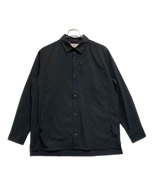 Snow peak（スノーピーク）Snow peak (スノーピーク) 長袖シャツ ブラック サイズ:SIZE  Lの古着・服飾アイテム