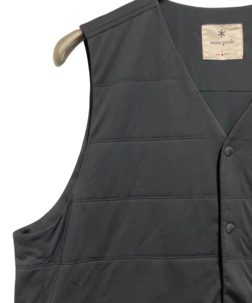 Snow peak（スノーピーク）Snow peak (スノーピーク) Flexible Insulated Vest ブラック サイズ:SIZE Lの古着・服飾アイテム