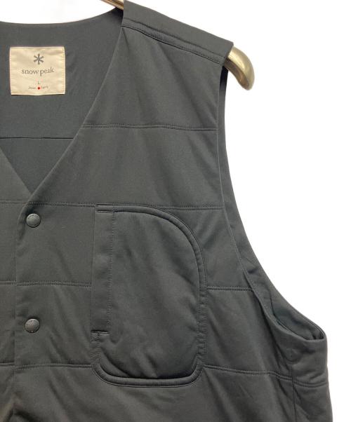 Snow peak（スノーピーク）Snow peak (スノーピーク) Flexible Insulated Vest ブラック サイズ:SIZE Lの古着・服飾アイテム