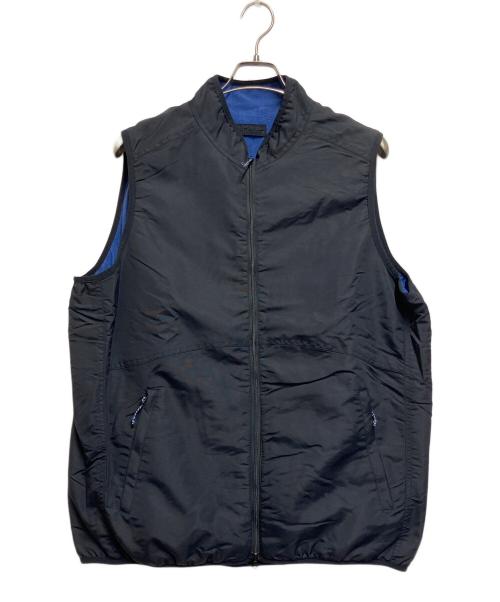 WILD THINGS（ワイルドシングス）WILD THINGS (ワイルドシングス) SUPPLEX REVERSIBLE VEST ブラック×ブルー サイズ:SIZE Lの古着・服飾アイテム