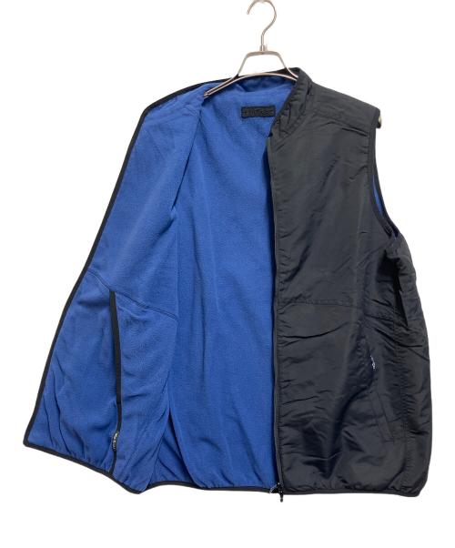 WILD THINGS（ワイルドシングス）WILD THINGS (ワイルドシングス) SUPPLEX REVERSIBLE VEST ブラック×ブルー サイズ:SIZE Lの古着・服飾アイテム