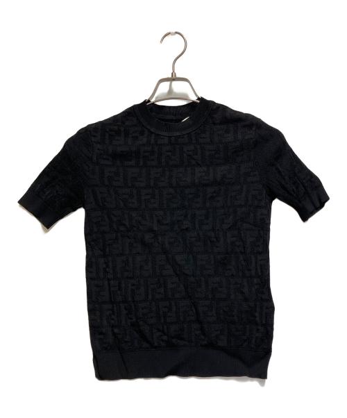 FENDI（フェンディ）FENDI (フェンディ) ズッカニット ブラック サイズ:SIZE 36の古着・服飾アイテム