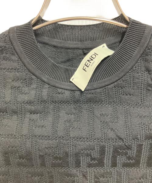 FENDI（フェンディ）FENDI (フェンディ) ズッカニット ブラック サイズ:SIZE 36の古着・服飾アイテム