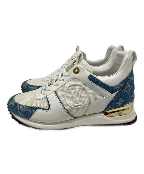 LOUIS VUITTON（ルイ ヴィトン）LOUIS VUITTON (ルイ ヴィトン) ランアウェイ ホワイト×ブルー サイズ:SIZE 36の古着・服飾アイテム