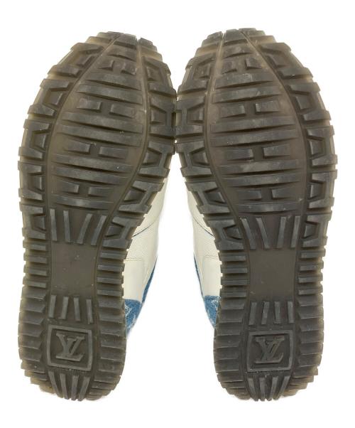 LOUIS VUITTON（ルイ ヴィトン）LOUIS VUITTON (ルイ ヴィトン) ランアウェイ ホワイト×ブルー サイズ:SIZE 36の古着・服飾アイテム