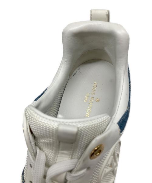 LOUIS VUITTON（ルイ ヴィトン）LOUIS VUITTON (ルイ ヴィトン) ランアウェイ ホワイト×ブルー サイズ:SIZE 36の古着・服飾アイテム